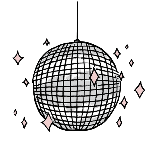 disco ball background